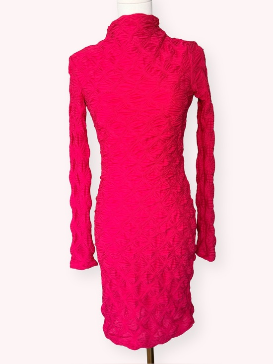Maeve Dresses & Skirts - Anthropologie Maeve Long Sleeve Scrunch Textured Mini Dress Pink size XS